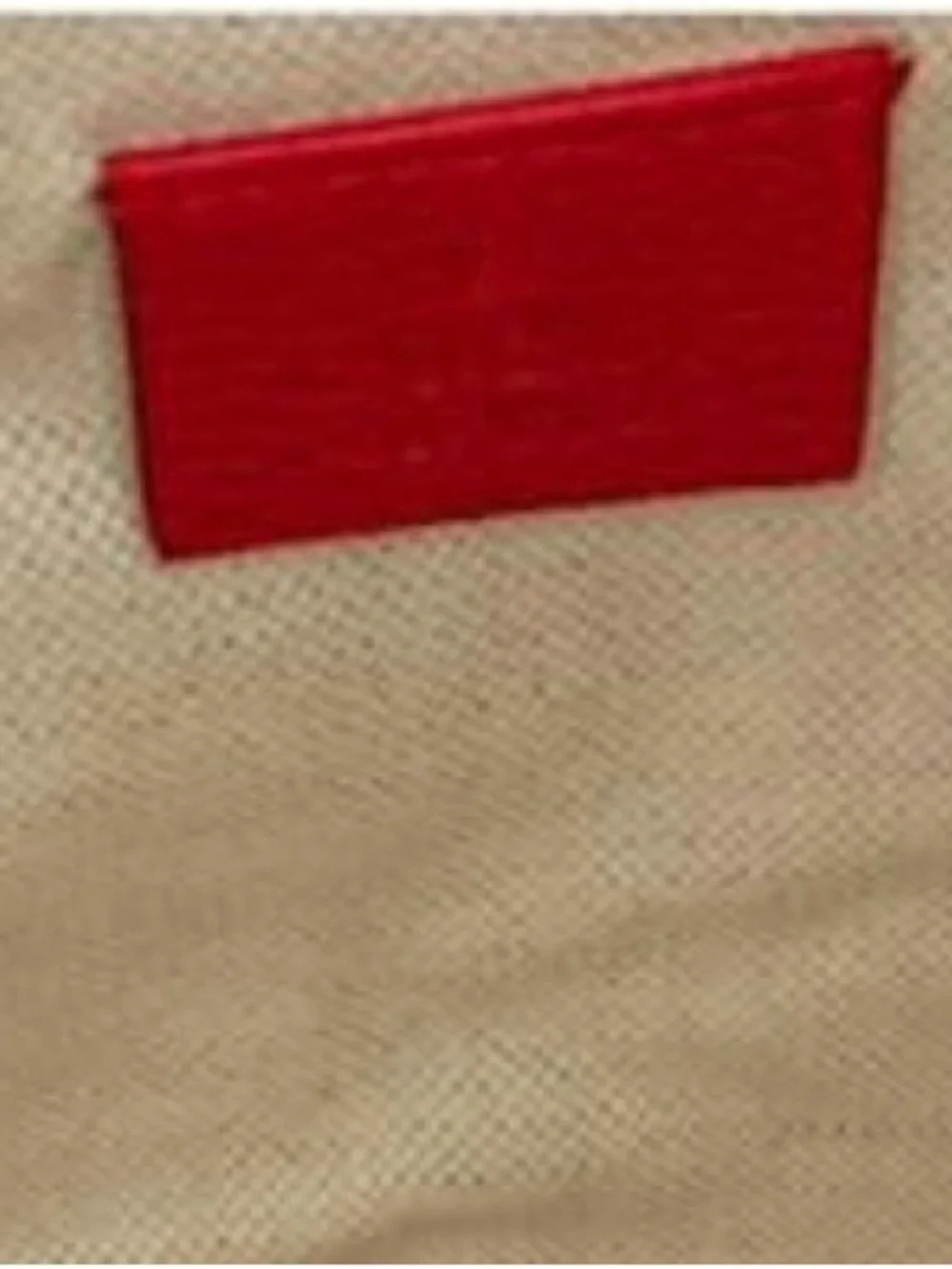 COA included Gucci Red Leather Logo Stripe-Detail Belt Bag